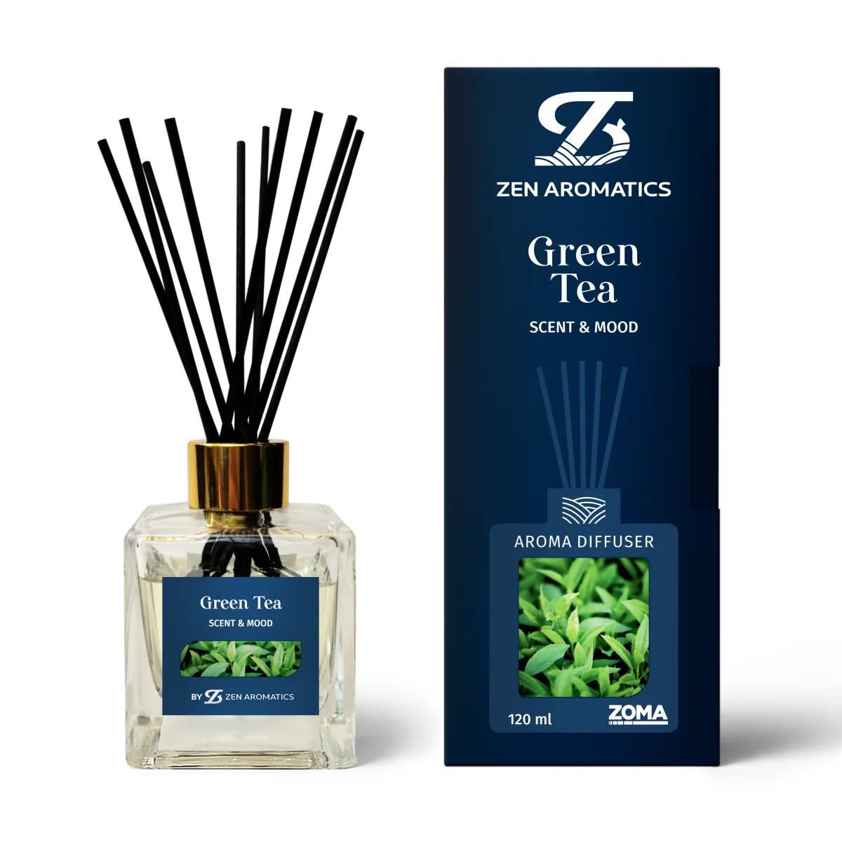 ZEN Aromatics Green Tea - მწვანე ჩაი 120მლ